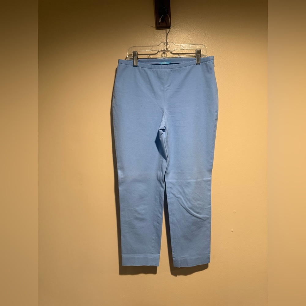J. McLaughlin Dock Capri pants size 2 baby blue - Picture 3 of 11